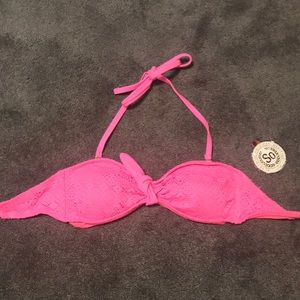 Pink swim top size S